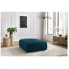 Fauteuil & pouf Bobochic Pouf grand jeanne tissu velours Bleu foncé
