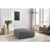 Pouf grand JEANNE tissu velours Gris foncé   BOBOCHIC TU