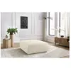 Fauteuil & pouf Bobochic Pouf grand jeanne tissu velours Beige