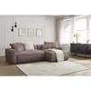 Canapé d'angle réversible ultra moelleux BOHEME tissu chiné Bobochic