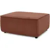 Pouf BOBOCHIC NIHAD coloris orange