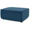 Pouf BOBOCHIC NIHAD coloris bleu