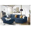 Accueil Séjour Pouf Bobochic Pouf nihad velours côtelé Bleu foncé