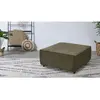 Pouf pour canapé modulable NIHAD tissu velours côtelé vert clair   BOBOCHIC