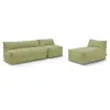 Salon de jardin Bobochic Canapé de jardin modulable riviera avec 1 cha...