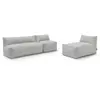 Bobochic - Salon de jardin Canapé de jardin modulable riviera avec 1 c...