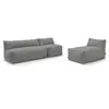 Bobochic - Salon de jardin Canapé de jardin modulable riviera avec 1 c...