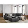 Canapé d'angle L convertible coffre ARSENE avec pouf Bobochic