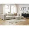 Bobochic - Canapé d'angle fixe Canapé d'angle fixe cloud Angle droit Beige