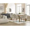 Chaise LALIE tissu velours côtelé et pieds métal noir beige   BOBOCHIC