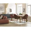 Chaise LALIE tissu velours côtelé et pieds métal noir Bobochic