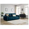 Canapé droit convertible coffre ARSENE tissu velours Bobochic