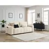 Canapé droit convertible coffre ARSENE tissu velours Bobochic
