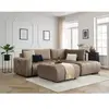 Canapé d'angle convertible Bobochic Canapé d'angle l convertible coffr...
