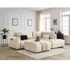 BOBOCHIC Canapé d'angle L convertible coffre ARSENE tissu velours avec...
