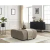 Accueil Séjour Fauteuil & pouf Bobochic Pouf arsene tissu velours Taupe