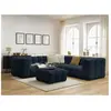 Canapé d'angle réversible CLOUD avec pouf Bobochic