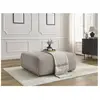Bobochic - Fauteuil & pouf Pouf lucien gros côtelé doux Taupe