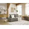 Chauffeuse 2 places sans accoudoirs ELISA taupe BOBOCHIC 2 places