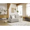 Chauffeuse 2 places sans accoudoirs ELISA beige BOBOCHIC 2 places