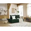 Chauffeuse 2 places sans accoudoirs ELISA vert BOBOCHIC 2 places
