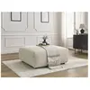 Accueil Séjour Fauteuil & pouf Bobochic Pouf lucien tissu lisse Beige