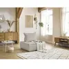 Chauffeuse 1 place sans accoudoirs ELISA beige BOBOCHIC 1 places