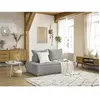 Chauffeuse 2 places sans accoudoirs ELISA Gris clair BOBOCHIC TU