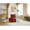 Chauffeuse 1 place sans accoudoirs ELISA orange BOBOCHIC 1 places