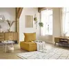 Chauffeuse 1 place sans accoudoirs ELISA jaune   BOBOCHIC 1 places