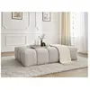 Accueil Séjour Fauteuil & pouf Bobochic Pouf everest tissu texturé Beige