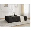 Accueil Séjour Fauteuil & pouf Bobochic Pouf everest tissu texturé Noir