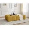Accueil Séjour Fauteuil & pouf Bobochic Pouf everest tissu texturé Jaune