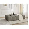 Fauteuil & pouf Bobochic Pouf everest tissu texturé Taupe