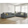Ensemble canapé droit fixe 3 + 2 places CHELSEA gros côtelé doux Bobochic