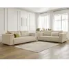 Ensemble canapé droit fixe 3 + 2 places CHELSEA gros côtelé doux Bobochic