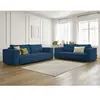 Ensemble canapé droit fixe 3 + 2 places CHELSEA gros côtelé doux Bobochic