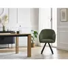 Lot de chaises SOPHIE tissu velours côtelé et pieds étoile Bobochic