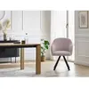 Lot de chaises SOPHIE tissu velours côtelé et pieds étoile Bobochic