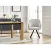 Lot de chaises SOPHIE tissu chiné et pieds étoile Bobochic