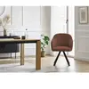 Lot de chaises SOPHIE tissu velours côtelé et pieds étoile Bobochic
