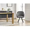 Lot de chaises SOPHIE tissu chiné et pieds étoile Bobochic
