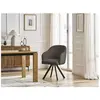 Bobochic chaise sophie tissu bouclette et pieds étoile marron SOPHIE