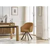 Bobochic chaise sophie tissu bouclette et pieds étoile jaune SOPHIE
