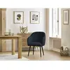 Chaise salle à manger Bobochic Lot de chaises sophie tissu bouclette e...