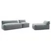 Bobochic - Salon de jardin Canapé de jardin modulable riviera tissu ch...