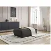 Pouf BOHEME cuir végan Noir   BOBOCHIC TU