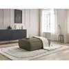 Pouf BOHEME cuir végan Vert   BOBOCHIC TU