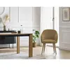 Lot de chaises SOPHIE tissu velours côtelé et pieds scandinaves bois Bobochic