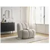 Fauteuil & pouf Bobochic Fauteuil janissaire Beige